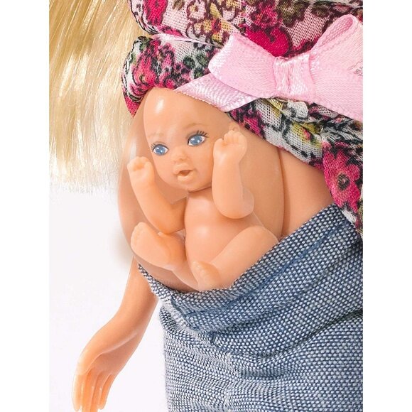 Simba Steffi Love Pregnant Doll Removable Open Tummy 11 Baby Accessories NEW - Picture 11 of 11
